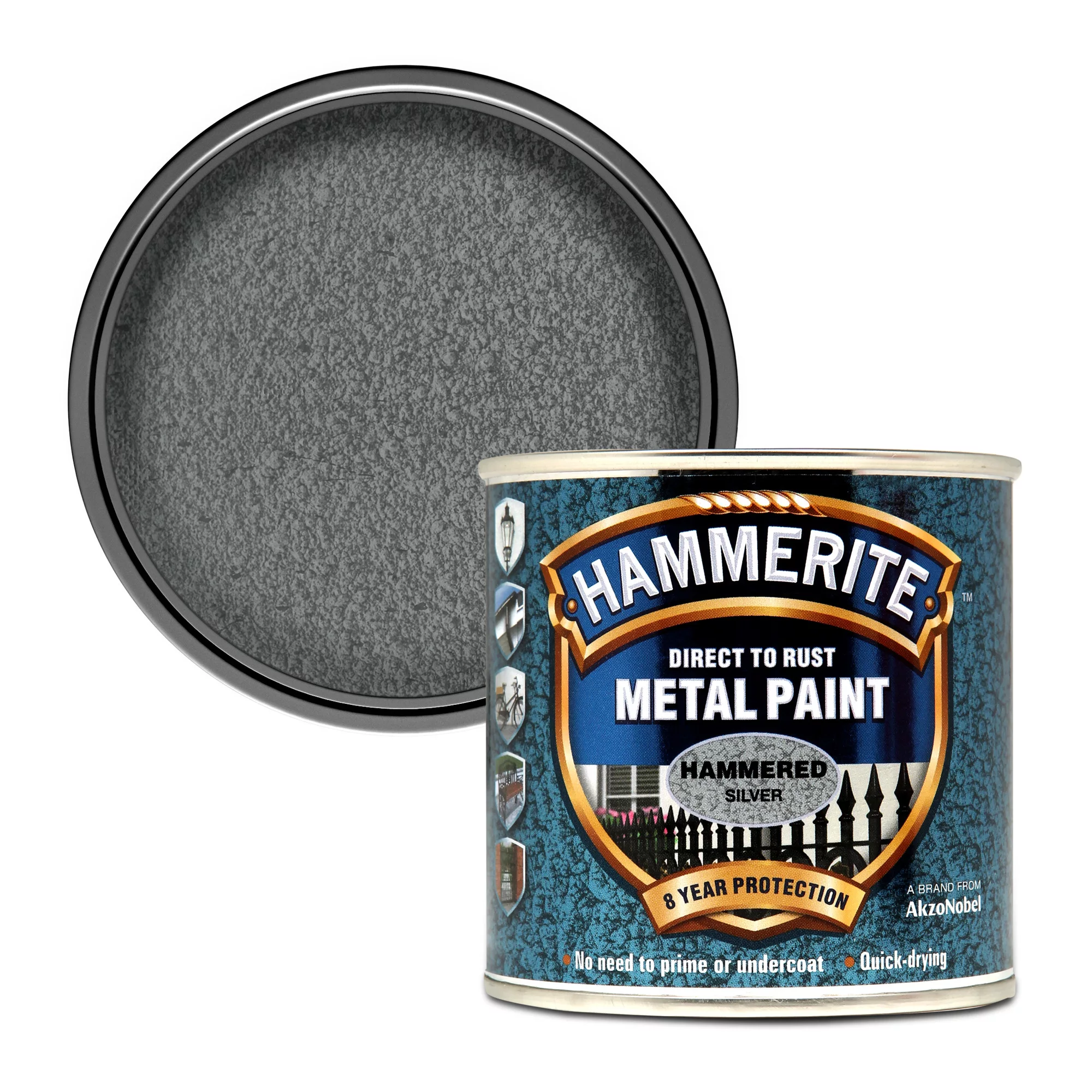 Hammerite Rust Cap Paint Primer In One Hammered Finish,, 49 OFF